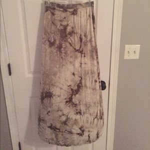 Michael Kors Olive Color Maxi Skirt